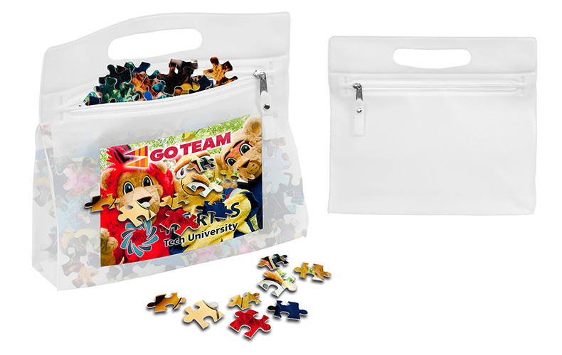 500 Piece Full Color Custom Jigsaw Puzzle In Deluxe Vinyl Storage Pouch